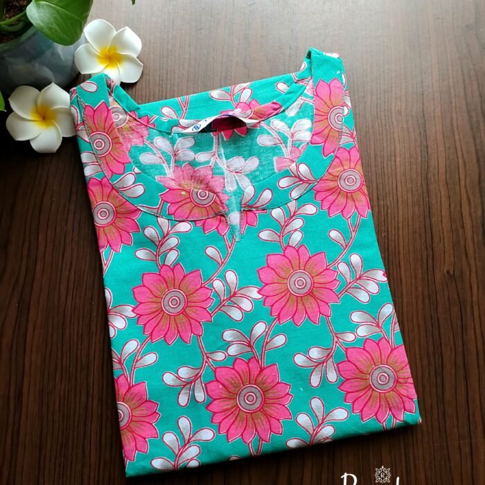 Floral Cotton Kurti