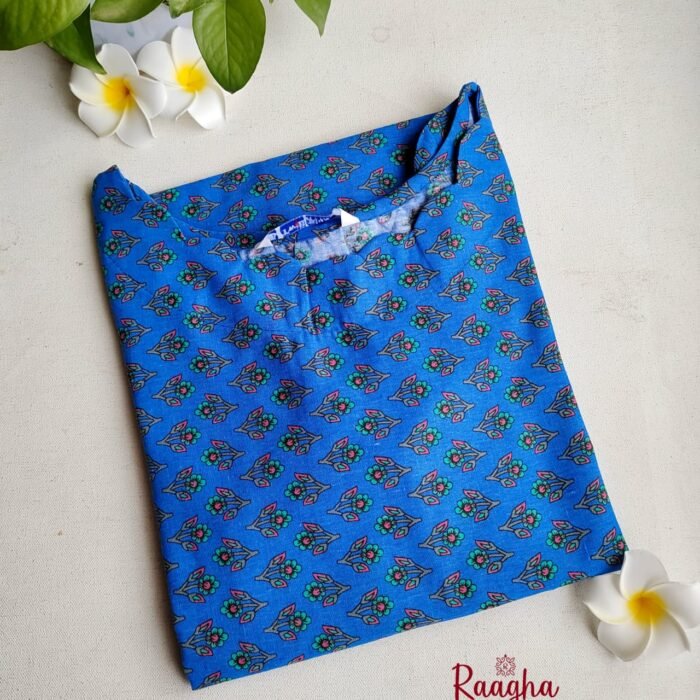 Floral cotton kurti