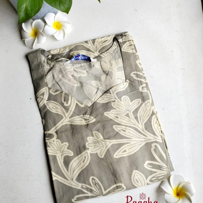 Rayon cotton kurti