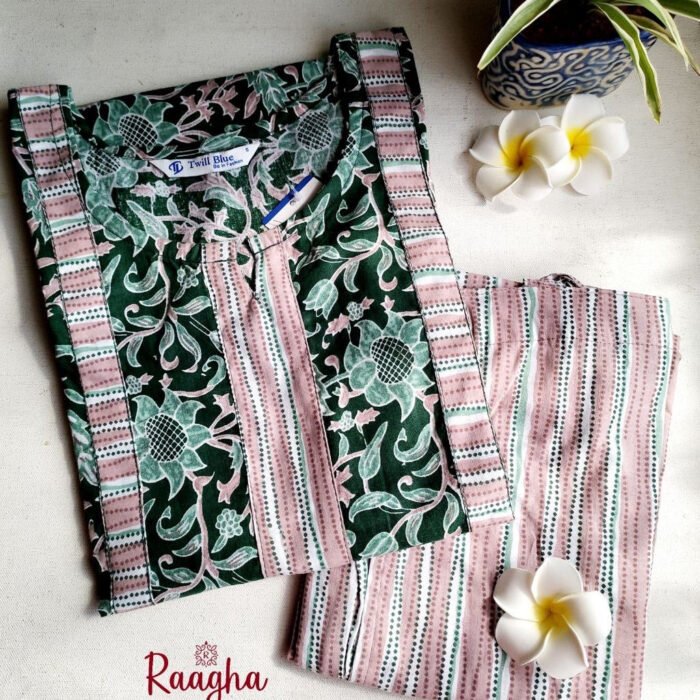 Cotton Kurta Pant Set