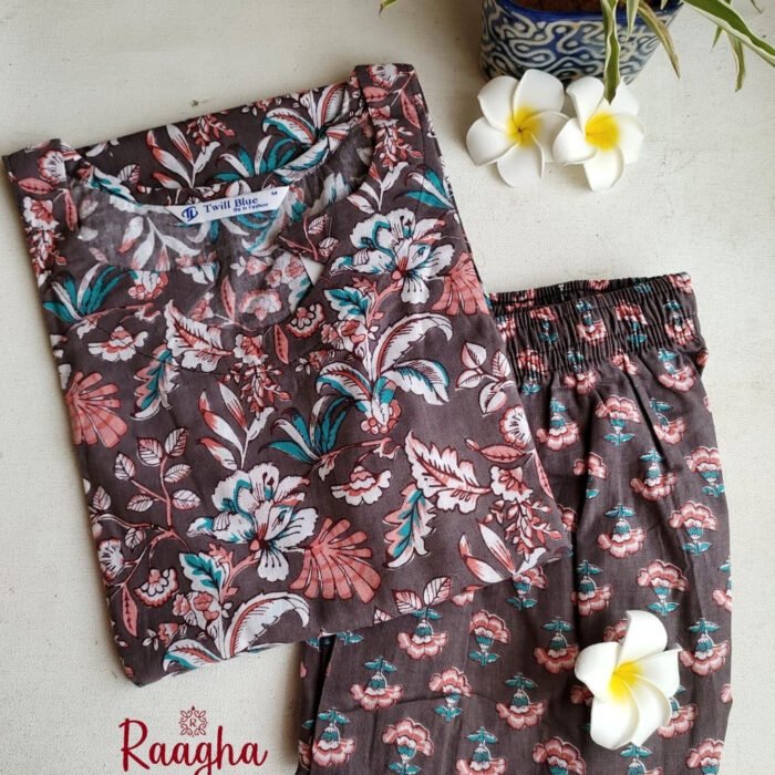 Cotton kurta Pant Set