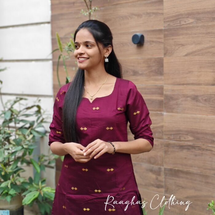 Premium Dupion Silk Kurti