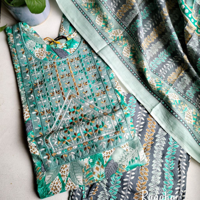 Cotton Salwar Set With Lining