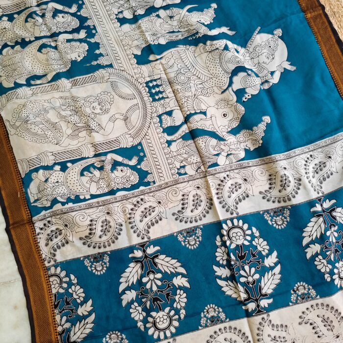 Kalamkari Silk Dupatta