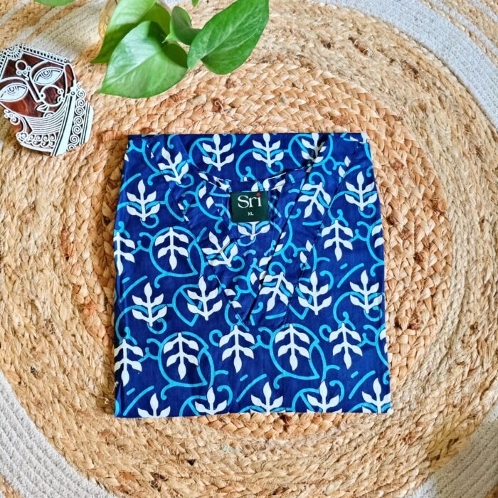 Indigo Cotton Kurti