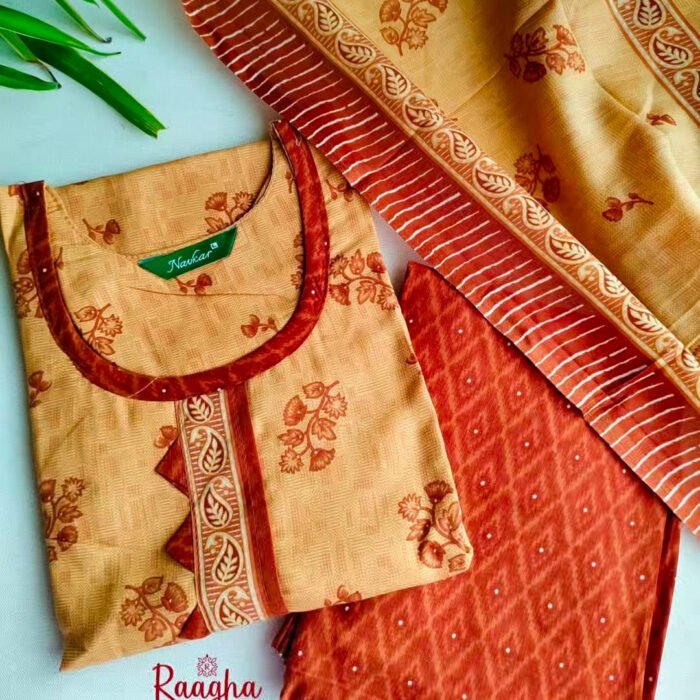 Cotton Patiyala Set with Lining