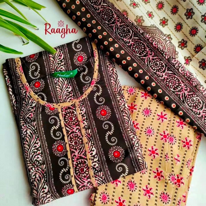 Cotton Patiyala Set with Lining