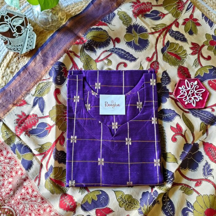 Premium Raw Silk with Kalamkari Dupatta