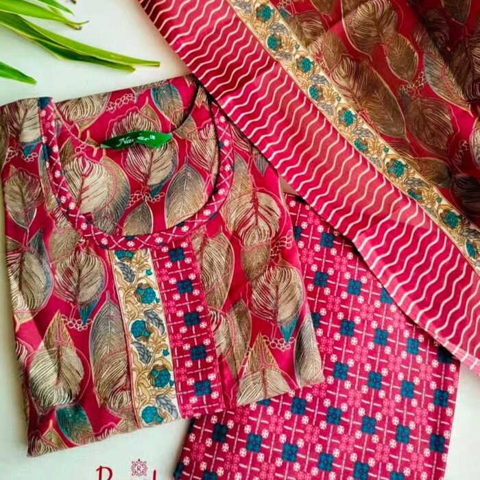 Cotton Patiyala Set with Lining