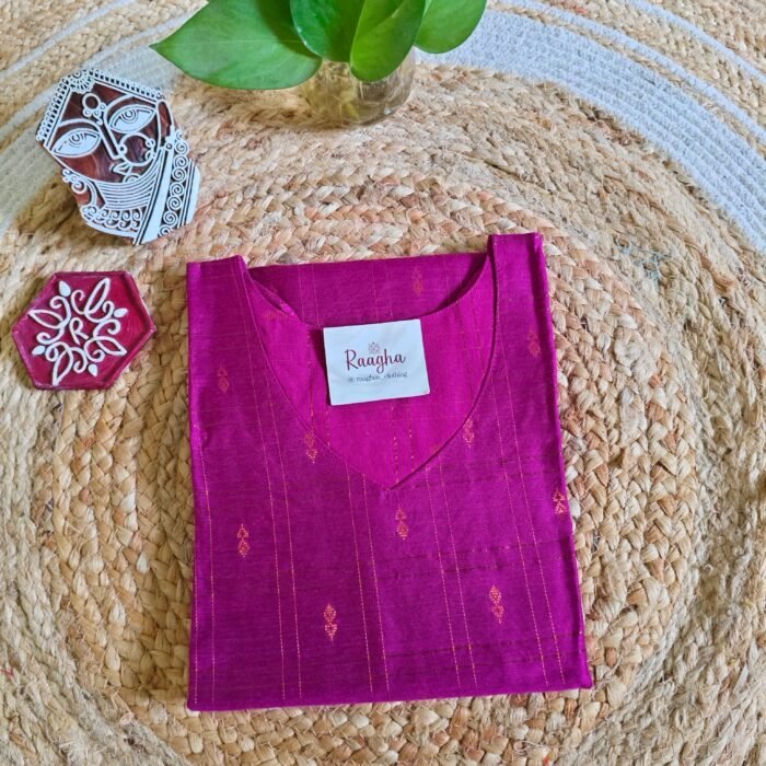 Premium Raw Silk Kurti