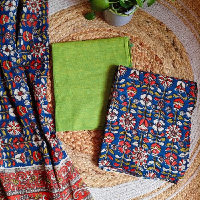 Unstitched Kalamkari Cotton Material
