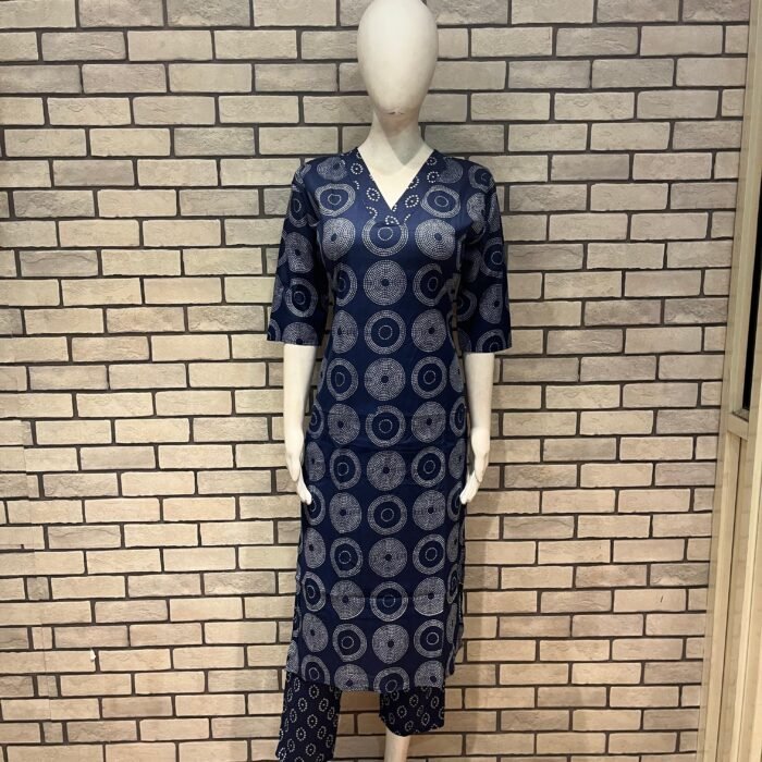 Cotton kurta pant set